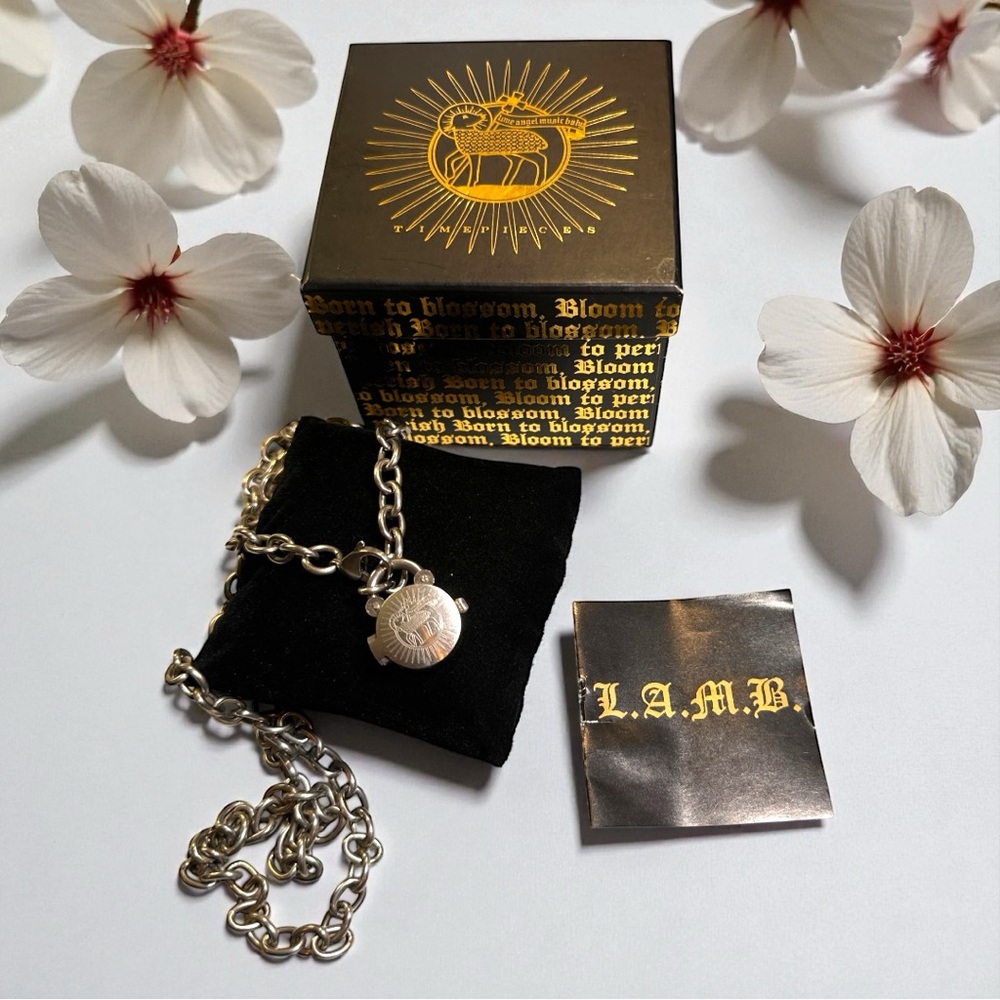L.A.M.B. by GWEN STEFANI, Baby Lamb Pendant Watch (VGUC)